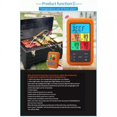 Mėsos termometras TS-TP40-X (Kopija) 6